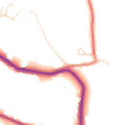 Daytime road noise heatmap for PR8 5LG