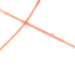 Night-time road noise heatmap for PR8 6NY