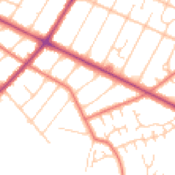 Daytime road noise heatmap for PR8 6PB