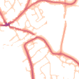 Daytime road noise heatmap for RG10 0AA