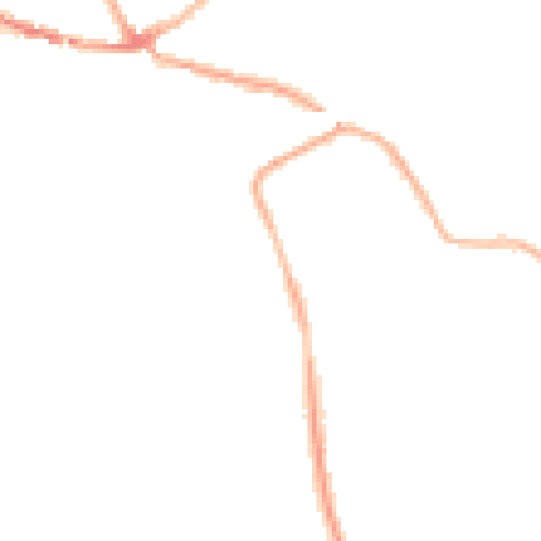 Night-time road noise heatmap for RG10 0AJ