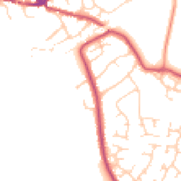 Daytime road noise heatmap for RG10 0AL