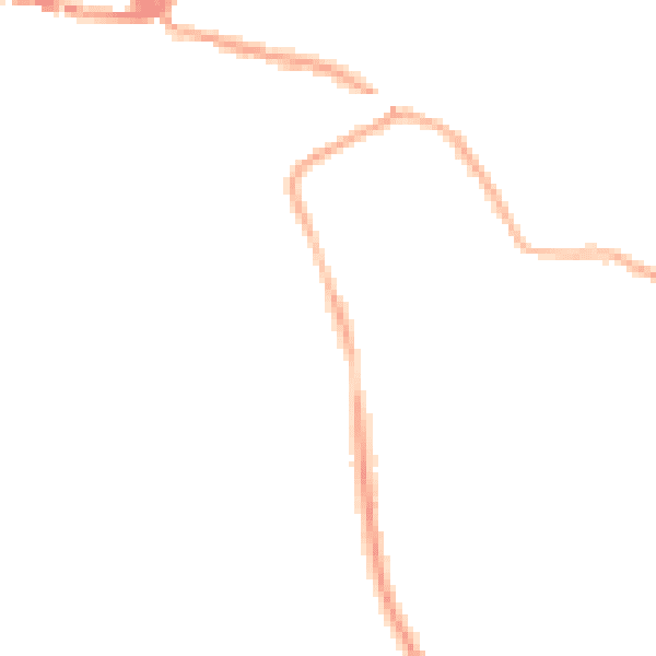 Night-time road noise heatmap for RG10 0AL