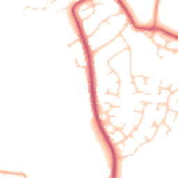 Daytime road noise heatmap for RG10 0AN