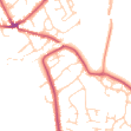 Daytime road noise heatmap for RG10 0AP