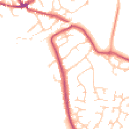 Daytime road noise heatmap for RG10 0AQ
