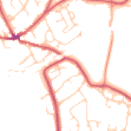 Daytime road noise heatmap for RG10 0BG