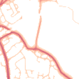 Daytime road noise heatmap for RG10 0BL