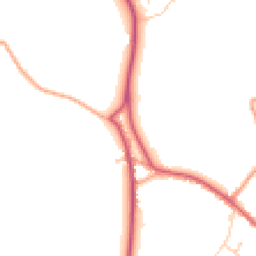 Daytime road noise heatmap for RG10 0BQ