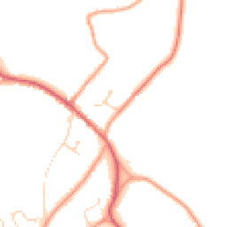 Daytime road noise heatmap for RG10 0BX