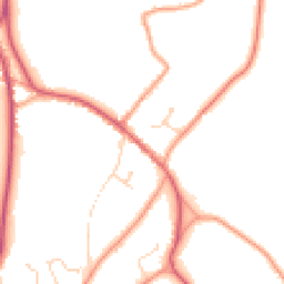 Daytime road noise heatmap for RG10 0DA