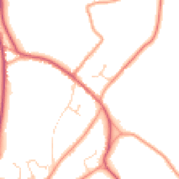 Daytime road noise heatmap for RG10 0DE