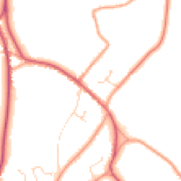 Daytime road noise heatmap for RG10 0DF
