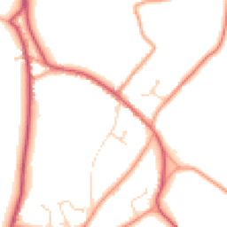 Daytime road noise heatmap for RG10 0DN