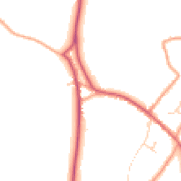 Daytime road noise heatmap for RG10 0EA