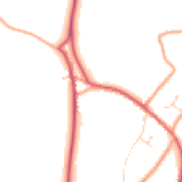 Daytime road noise heatmap for RG10 0ED
