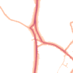 Daytime road noise heatmap for RG10 0EH