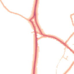 Daytime road noise heatmap for RG10 0EN