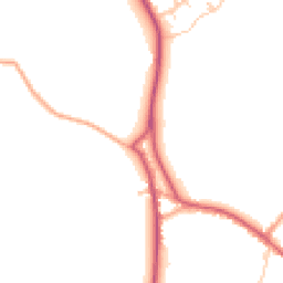 Daytime road noise heatmap for RG10 0EP