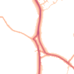 Daytime road noise heatmap for RG10 0ER