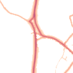 Daytime road noise heatmap for RG10 0EW