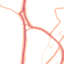 Daytime road noise heatmap for RG10 0GN