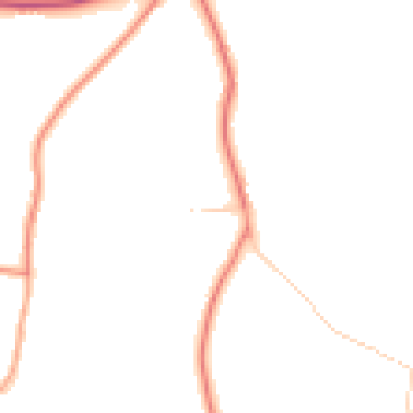 Daytime road noise heatmap for RG10 0HU
