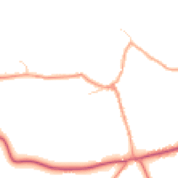 Daytime road noise heatmap for RG10 0JZ