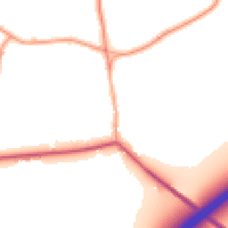 Daytime road noise heatmap for RG10 0PU