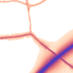 Daytime road noise heatmap for RG10 0QL