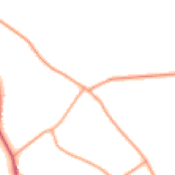 Daytime road noise heatmap for RG10 0RD