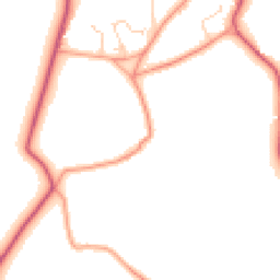 Daytime road noise heatmap for RG10 0SN