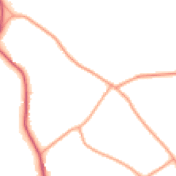 Daytime road noise heatmap for RG10 0TD