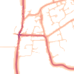 Daytime road noise heatmap for RG10 8AA