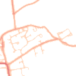 Daytime road noise heatmap for RG10 8BA
