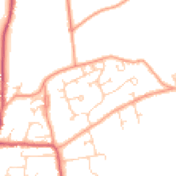 Daytime road noise heatmap for RG10 8BL