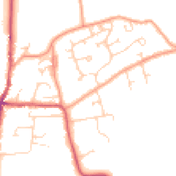 Daytime road noise heatmap for RG10 8BP