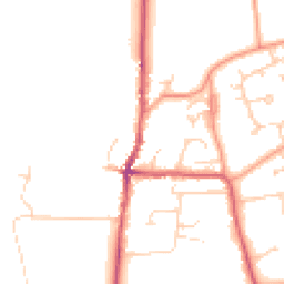 Daytime road noise heatmap for RG10 8BU