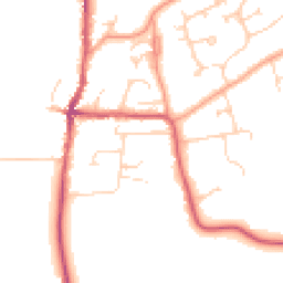 Daytime road noise heatmap for RG10 8DU