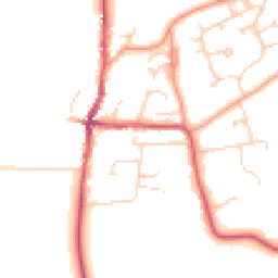 Daytime road noise heatmap for RG10 8DX