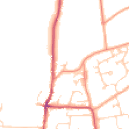 Daytime road noise heatmap for RG10 8JE