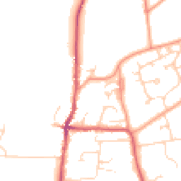 Daytime road noise heatmap for RG10 8JH