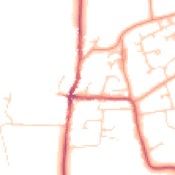 Daytime road noise heatmap for RG10 8JS