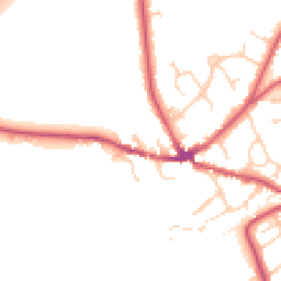 Daytime road noise heatmap for RG10 9BB