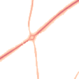 Night-time road noise heatmap for RG10 9BU