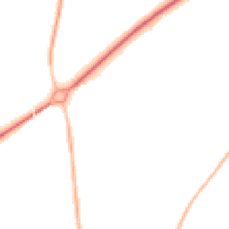 Night-time road noise heatmap for RG10 9BX