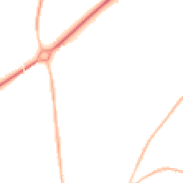 Night-time road noise heatmap for RG10 9EW