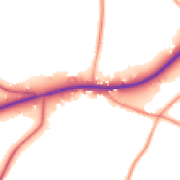 Daytime road noise heatmap for RG10 9HD