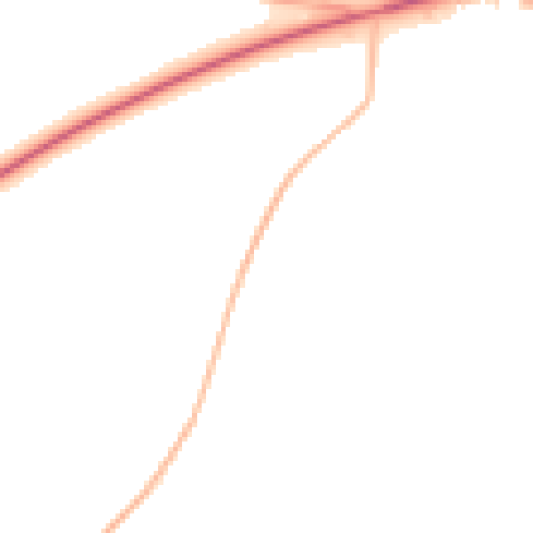 Night-time road noise heatmap for RG10 9HF