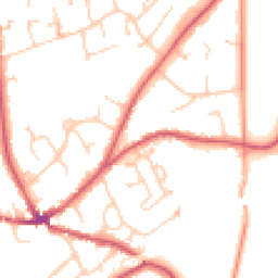 Daytime road noise heatmap for RG10 9JL